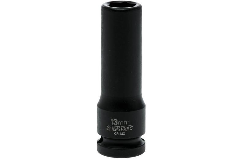 Teng 1/2" Deep Impact Socket DIN Metric 13mm Teng 1/2" Deep Impact Socket DIN Metric 13mm