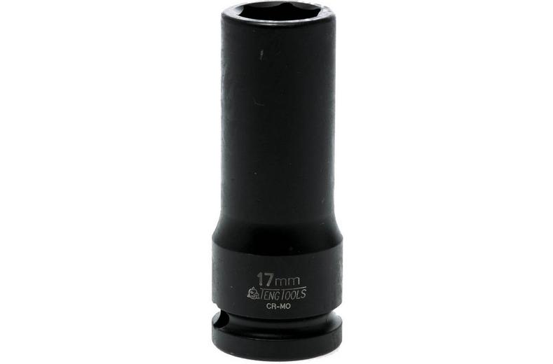 Teng 1/2" Deep Impact Socket DIN Metric 17mm Teng 1/2" Deep Impact Socket DIN Metric 17mm