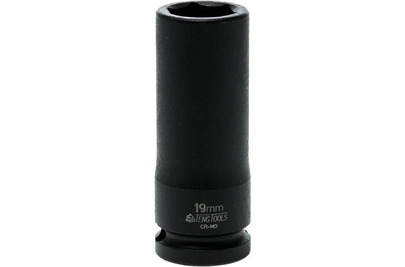 Teng 1/2" Deep Impact Socket DIN Metric 19mm Teng 1/2" Deep Impact Socket DIN Metric 19mm