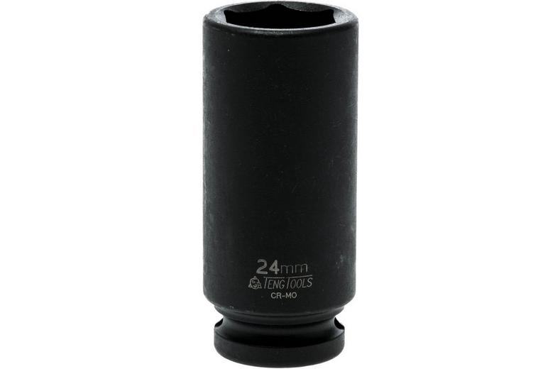 Teng 1/2" Deep Impact Socket DIN Metric 24mm Teng 1/2" Deep Impact Socket DIN Metric 24mm