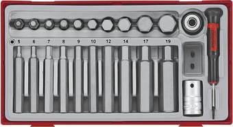 Teng 1/2" Hex Bit Socket Set TT1 23pc