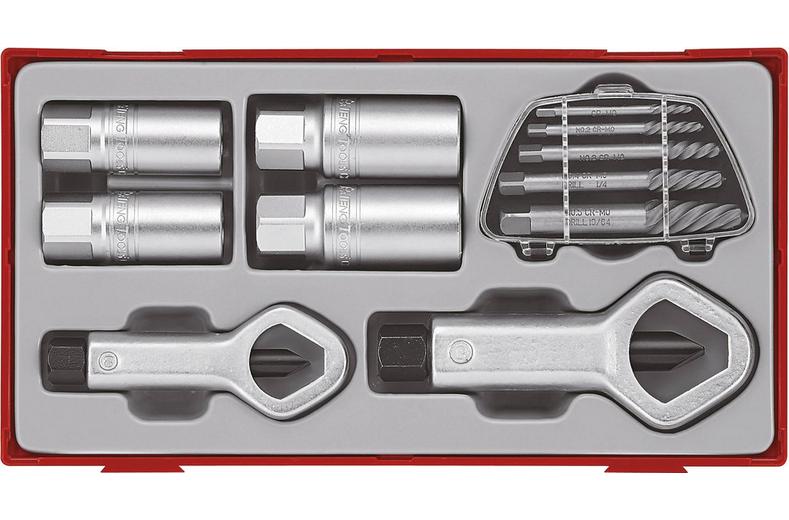 Teng Extractor & Nut Splitter Set TT1 11 Pieces Teng Extractor & Nut Splitter Set TT1 11 Pieces