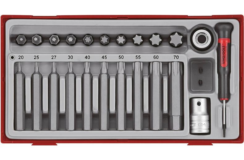 Teng 1/2" Torx Bit Socket Set TT1 23pc Teng 1/2" Torx Bit Socket Set TT1 23pc