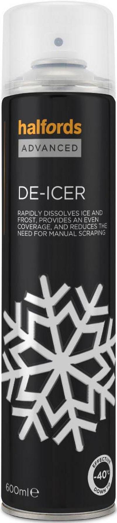 Halfords Advanced Aerosol De-icer 600ml -40 Halfords Advanced Aerosol De-icer 600ml -40