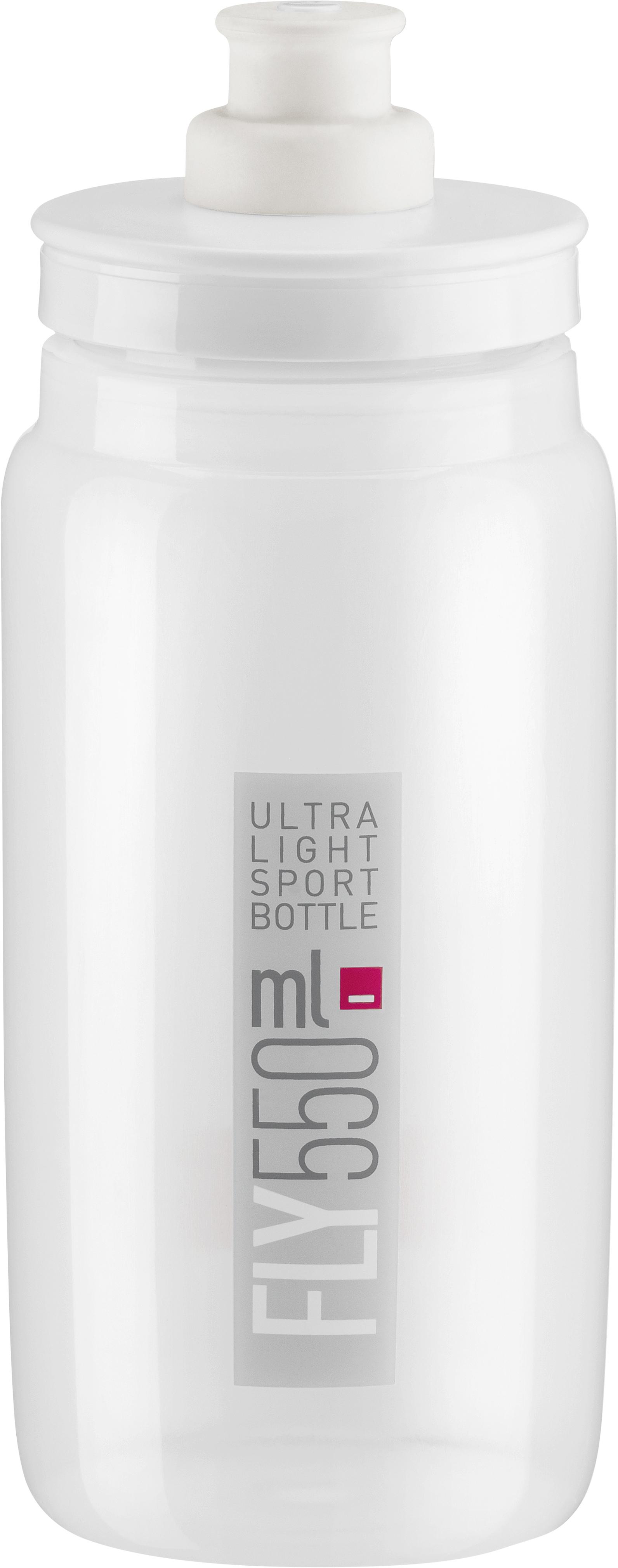 Elite Fly Water Bottle - Clear/Grey Logo, 550Ml