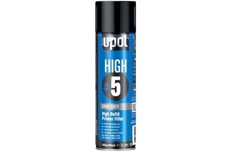 U-POL HIGH #5 High Build Primer Filler - Grey U-POL HIGH #5 High Build Primer Filler - Grey