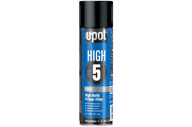 U-POL HIGH #5 High Build Primer Filler - Grey U-POL HIGH #5 High Build Primer Filler - Grey