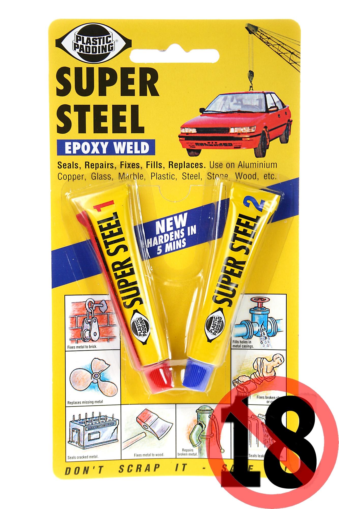 Plastic Padding Super Steel Epoxy Weld