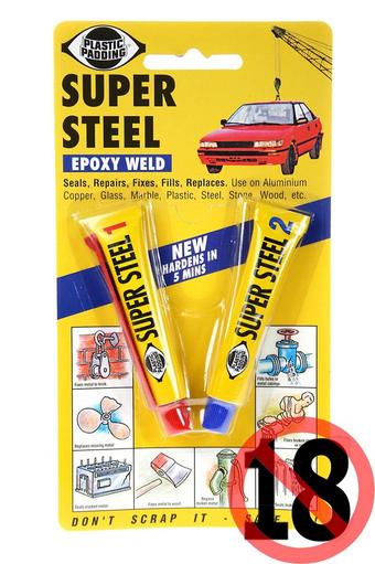 Plastic Padding Super Steel Epoxy Weld