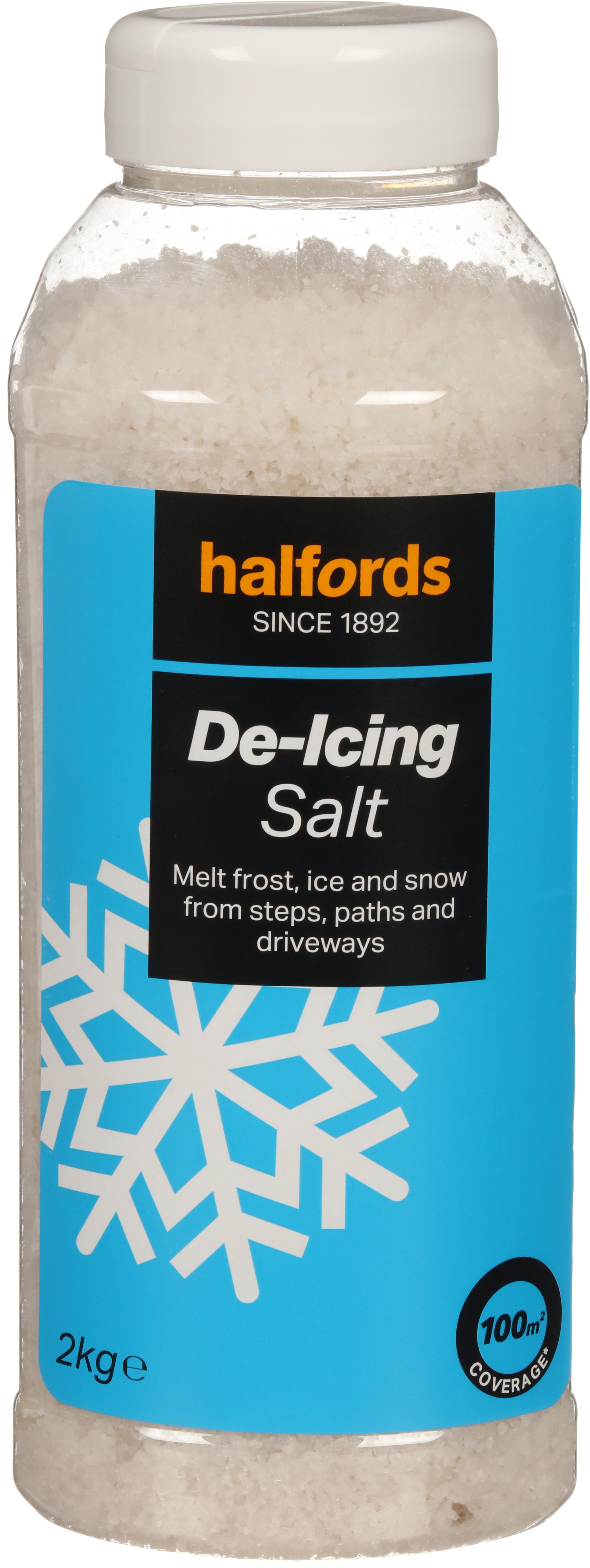 Halfords 2Kg De Icing Salt Tub