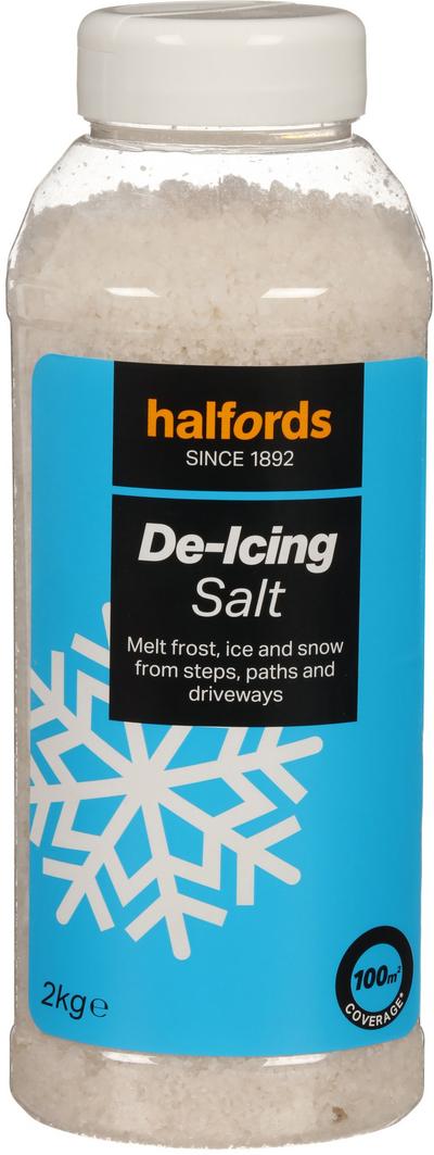 Halfords 2Kg De Icing Salt Tub Halfords 2Kg De Icing Salt Tub