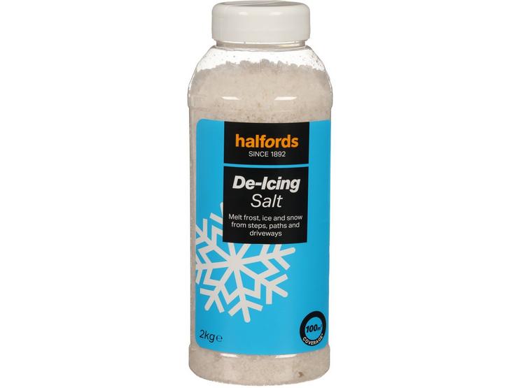 Halfords 2Kg De Icing Salt Tub