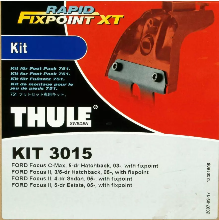 Thule Rapid Kit 3015 Pack Of 4 Halfords Uk