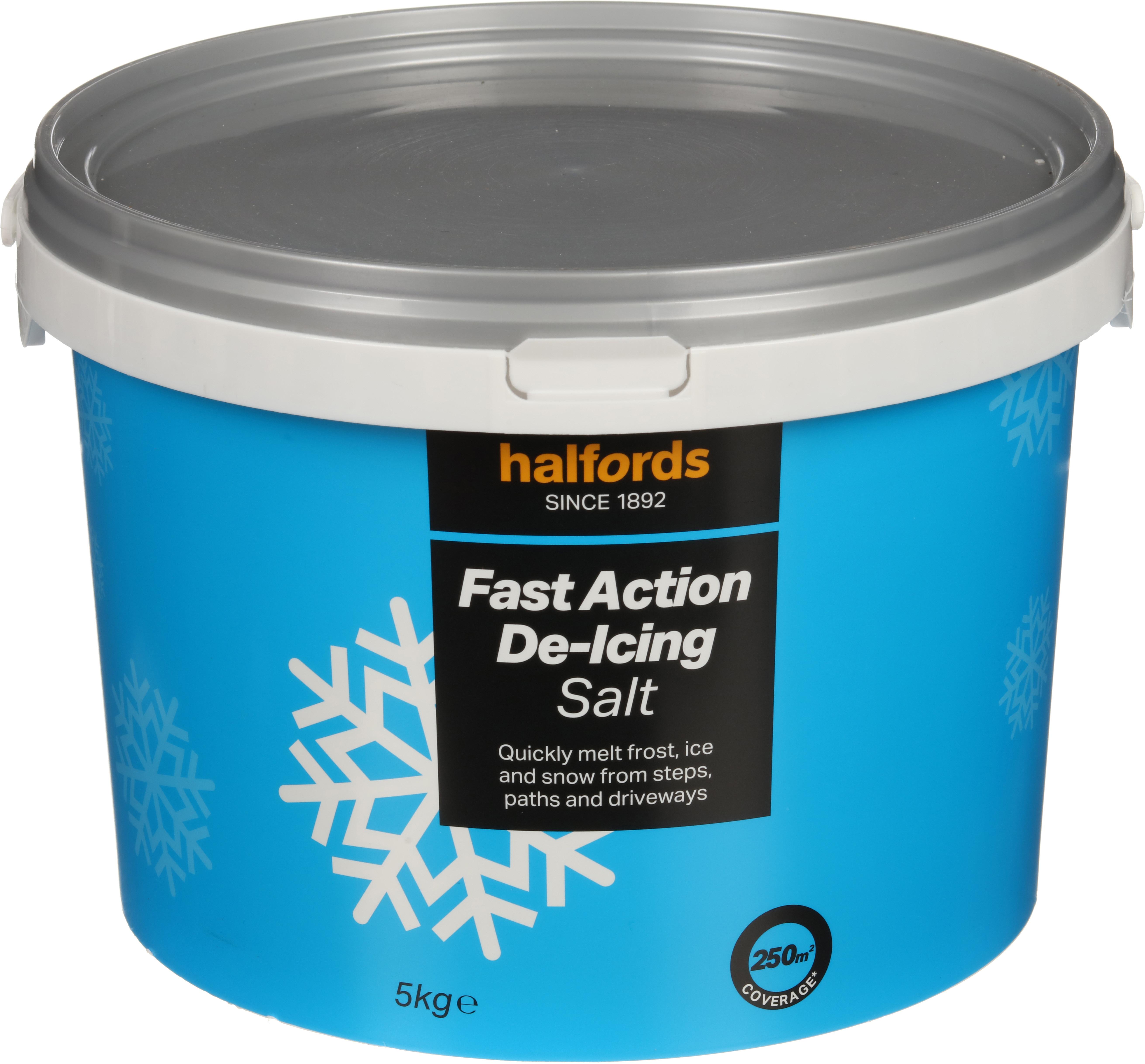 Halfords 5Kg De Icing Salt tub Halfords UK