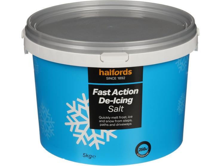 Halfords 5Kg De Icing Salt tub