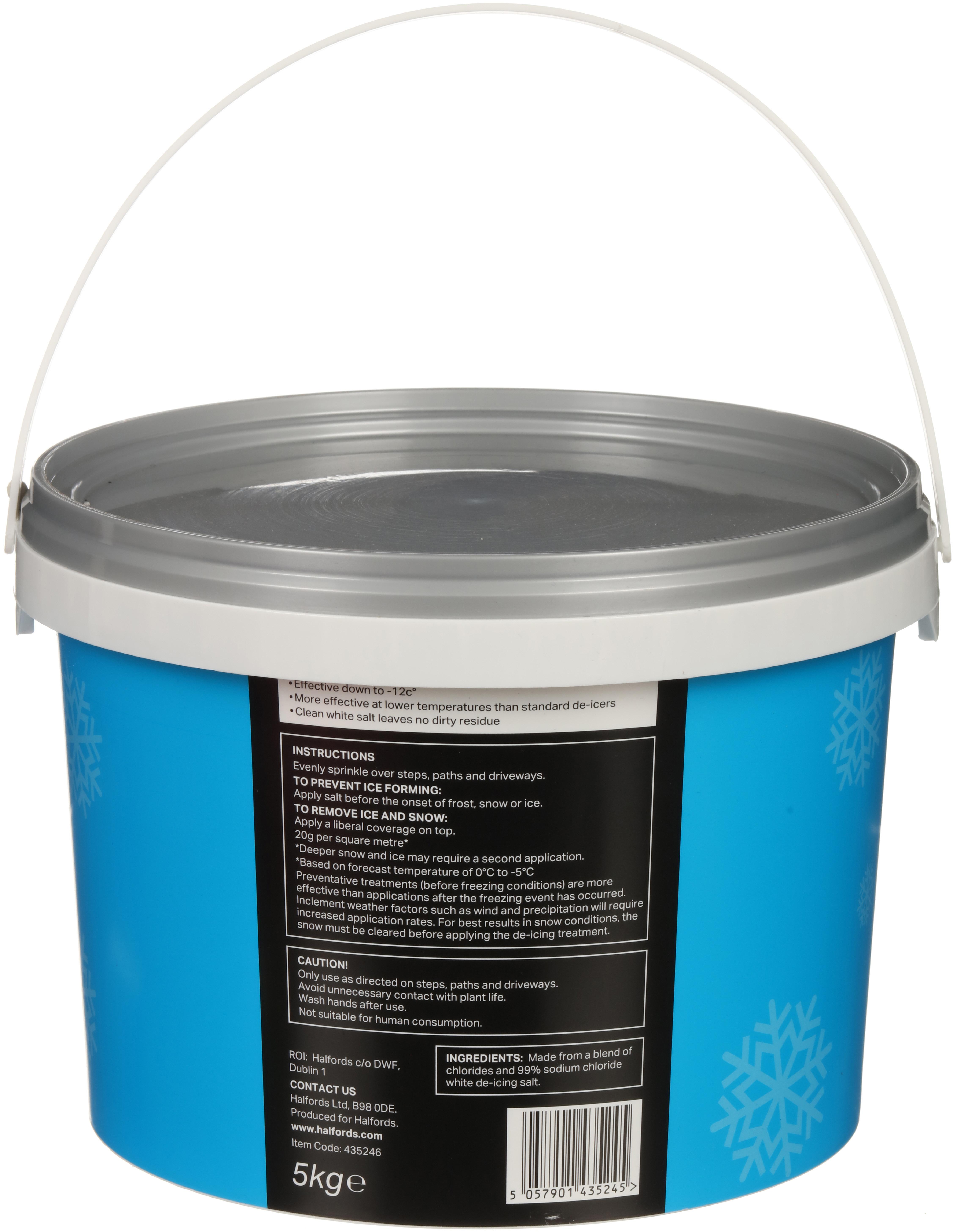 Halfords 5Kg De Icing Salt tub