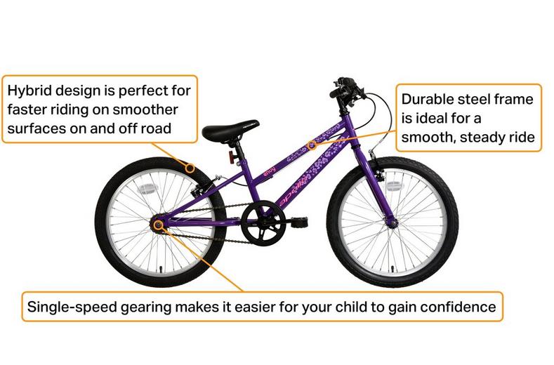 Apollo Envy Junior Hybrid Bike - 20" Wheel Apollo Envy Junior Hybrid Bike - 20" Wheel