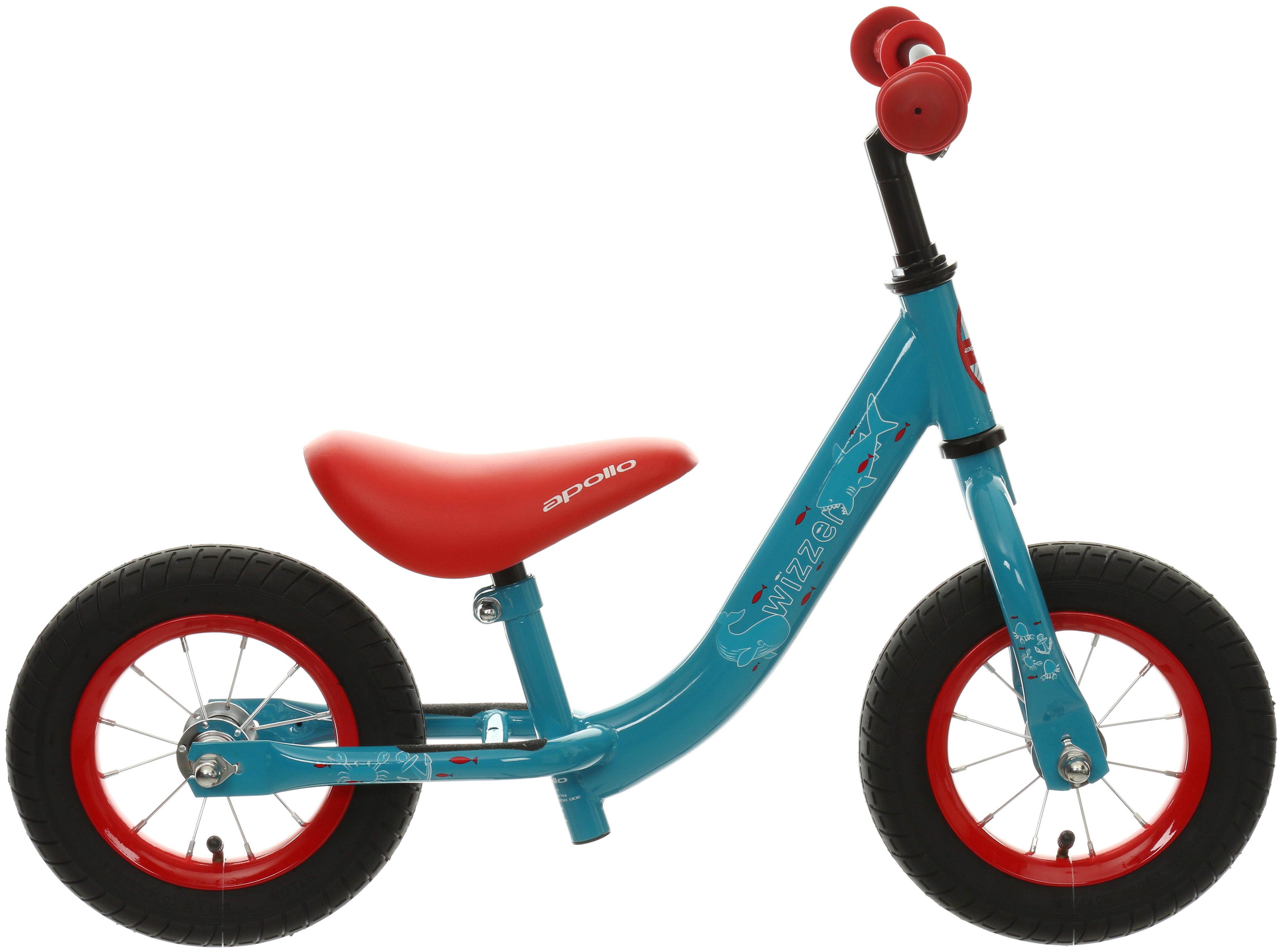 Apollo Wizzer Balance Bike Blue 10" Halfords UK