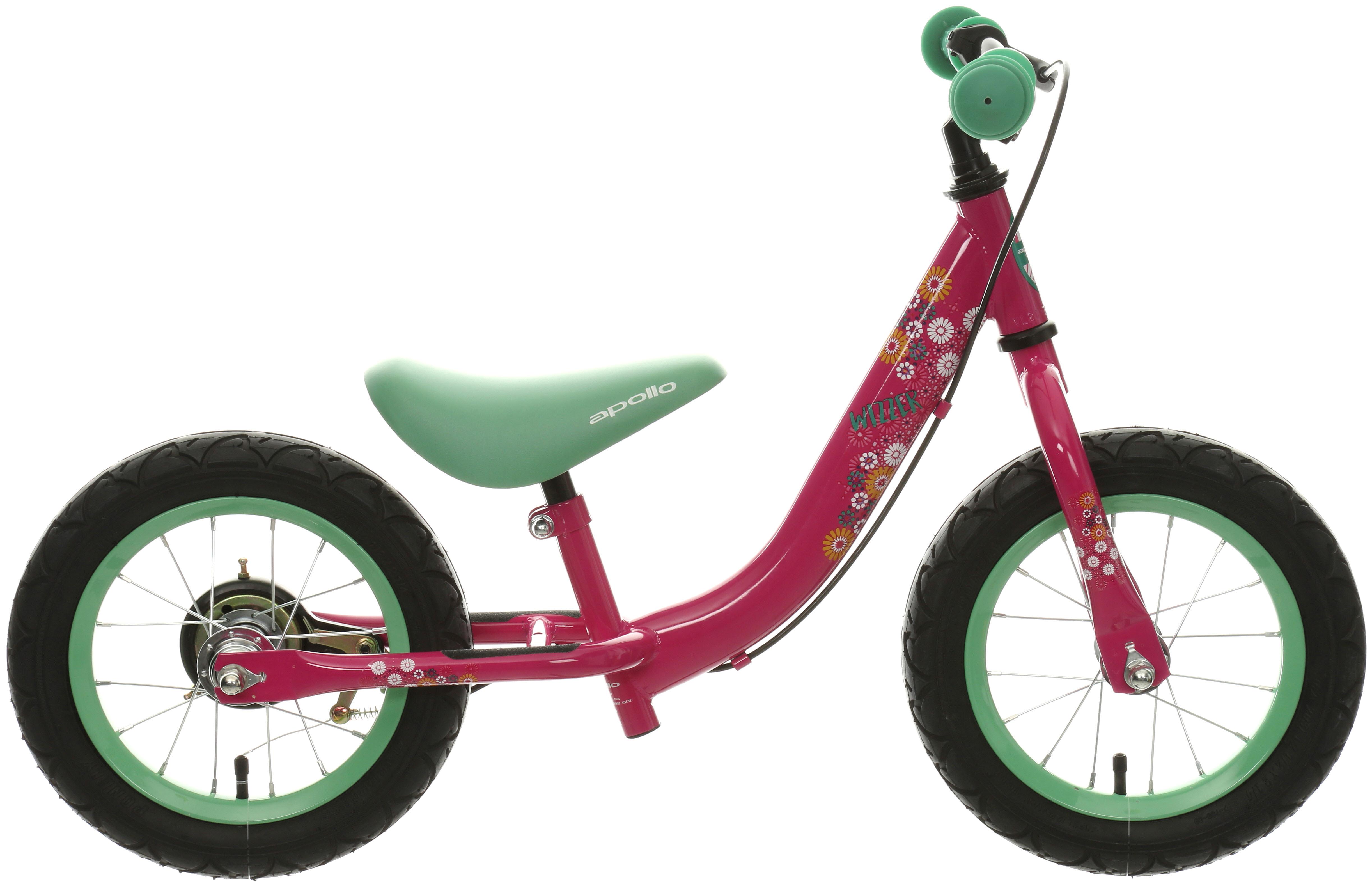 Apollo Wizzer Balance Bike Pink - 12 Inch
