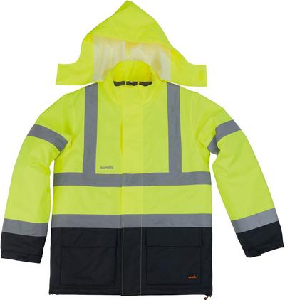 Scruffs High Visibility Waterproof Jacket Yellow/Navy Scruffs High Visibility Waterproof Jacket Yellow/Navy