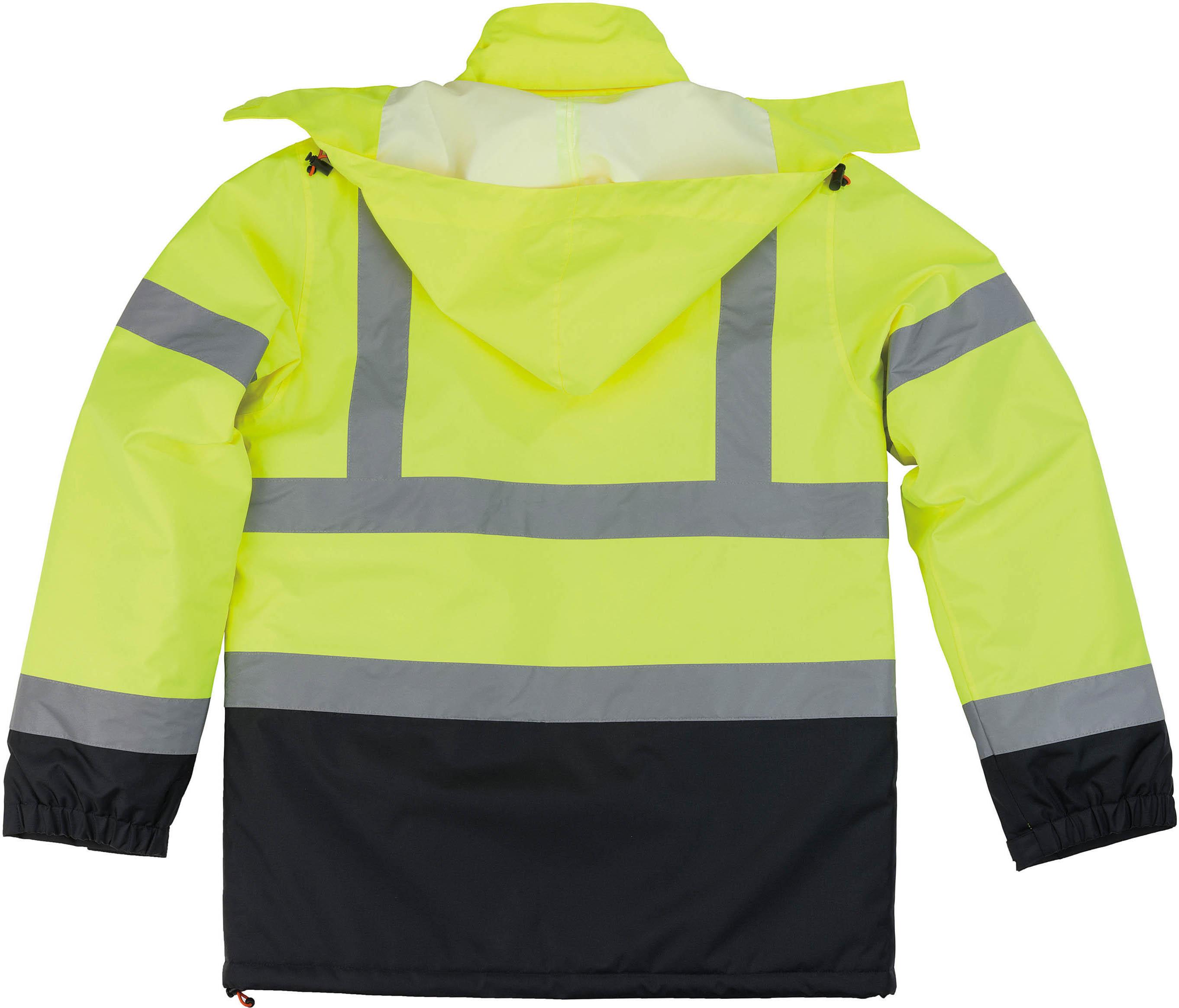 Scruffs High Visibility Waterproof Jacket Yellow/Navy M