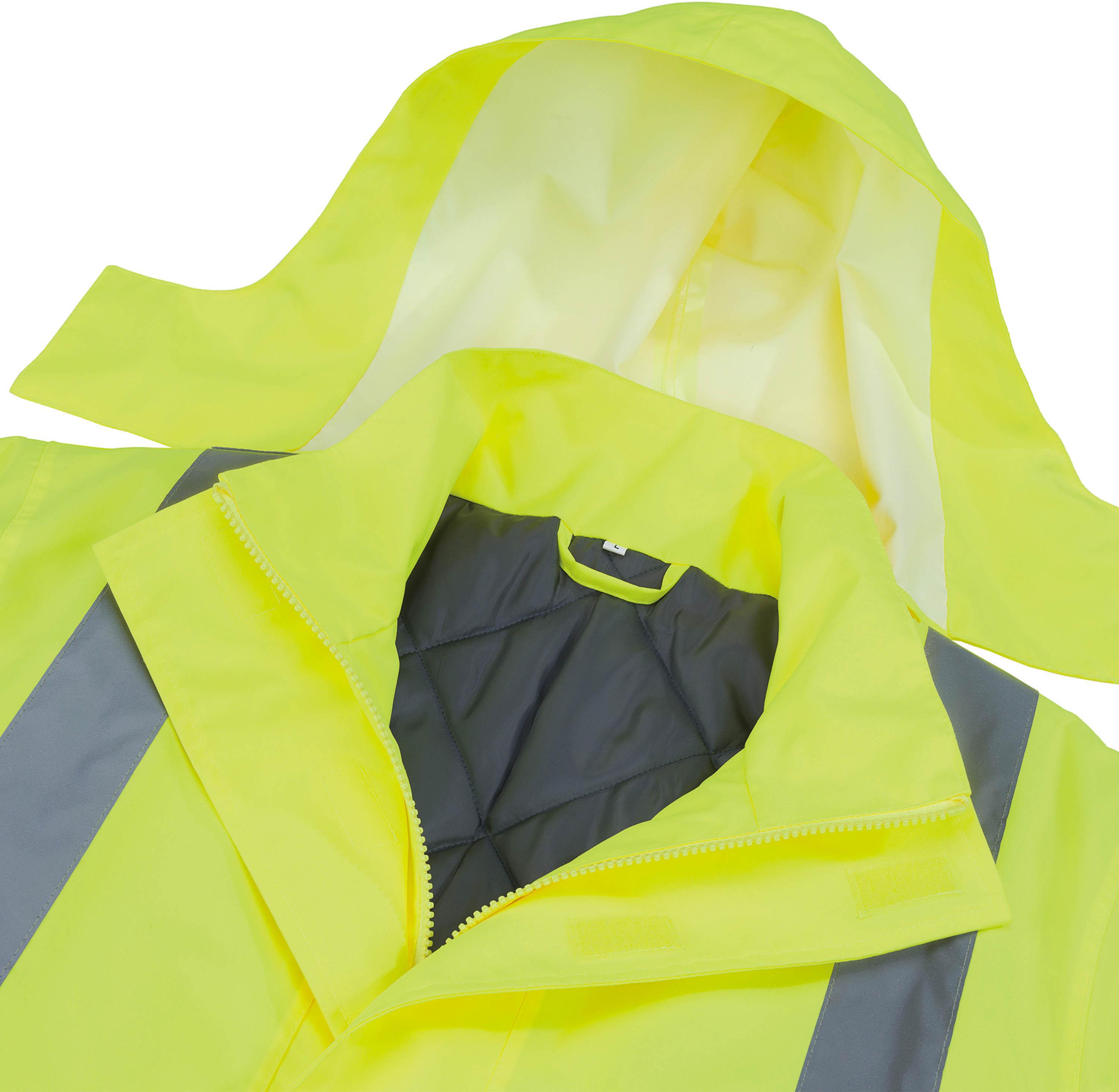 Scruffs High Visibility Waterproof Jacket Yellow/Navy M