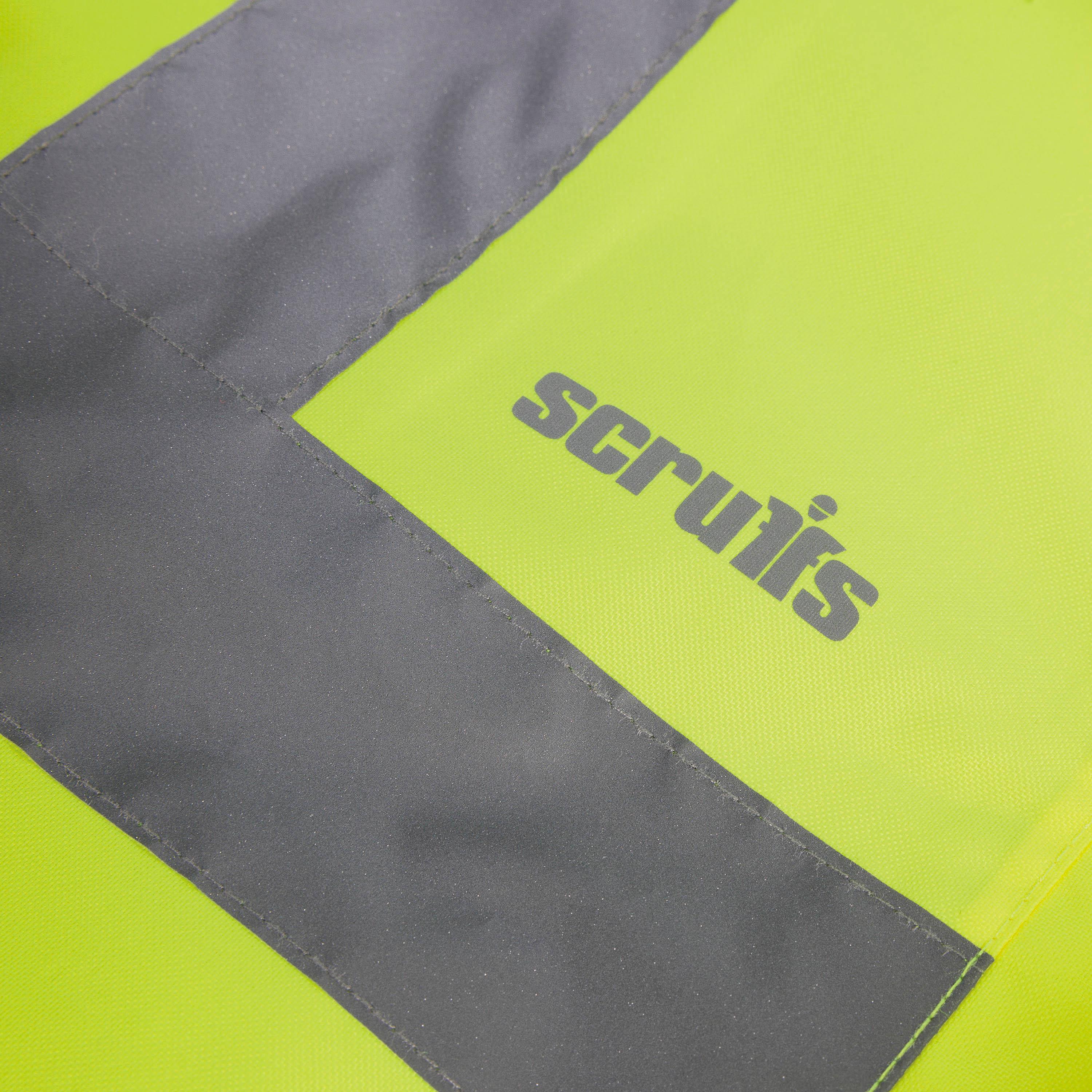 Scruffs High Visibility Waterproof Jacket Yellow/Navy M