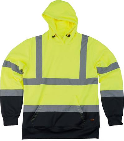 Scruffs High Visibility Hoodie Yellow/Navy Scruffs High Visibility Hoodie Yellow/Navy