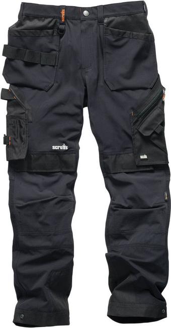 Scruffs Pro Flex Plus Holster Trousers Black