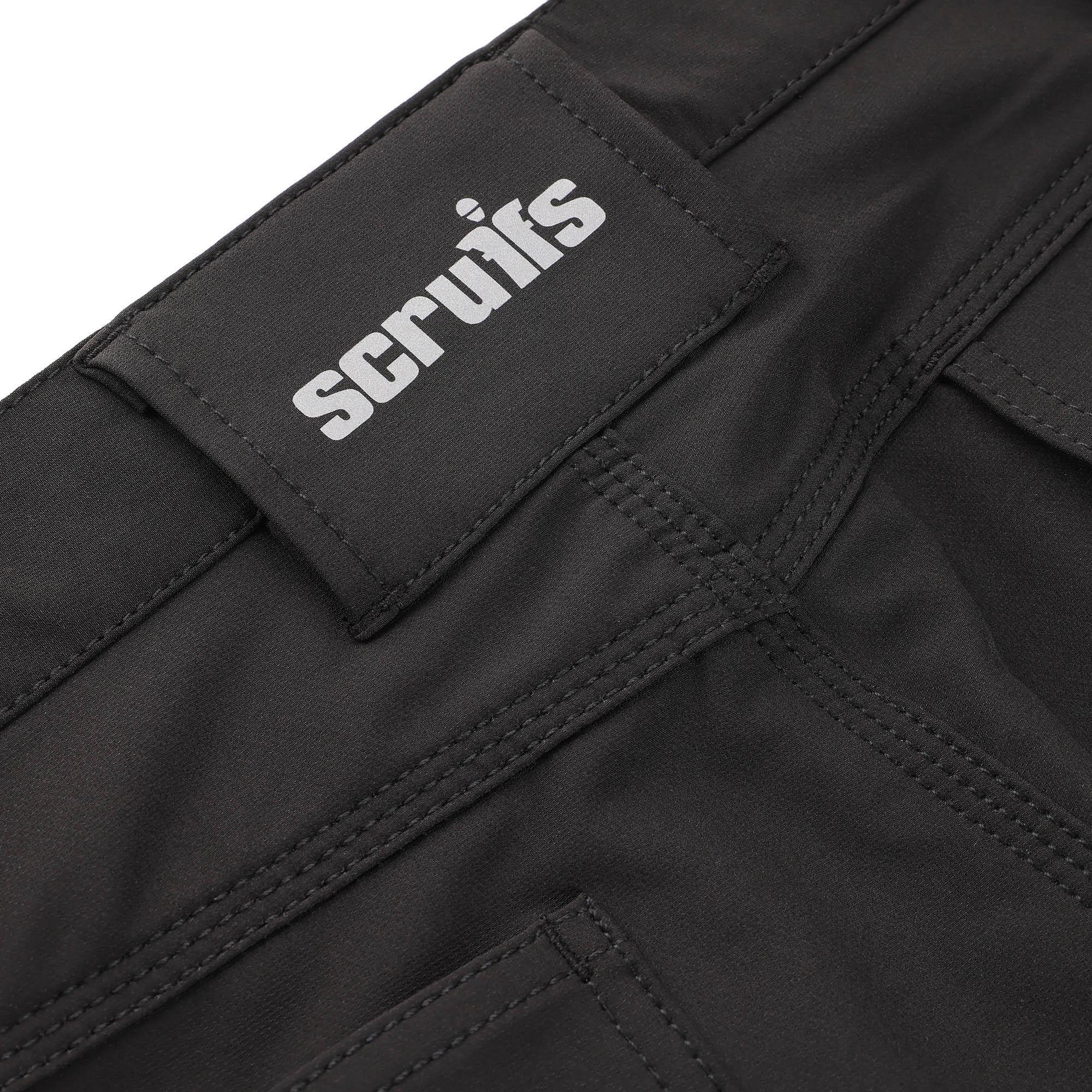 Scruffs Pro Flex Plus Holster Trousers Black 32L