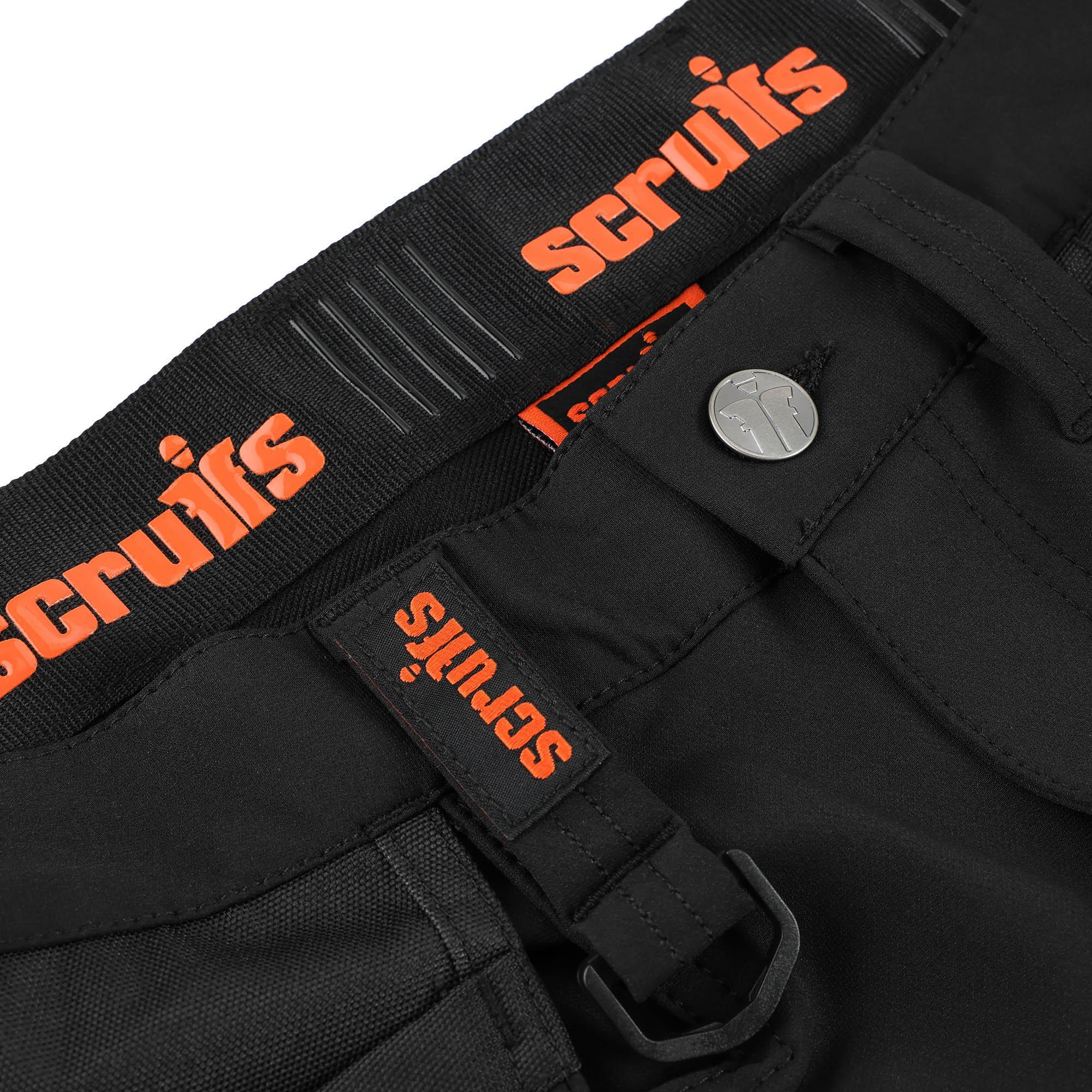 Scruffs Pro Flex Plus Holster Trousers Black 32L