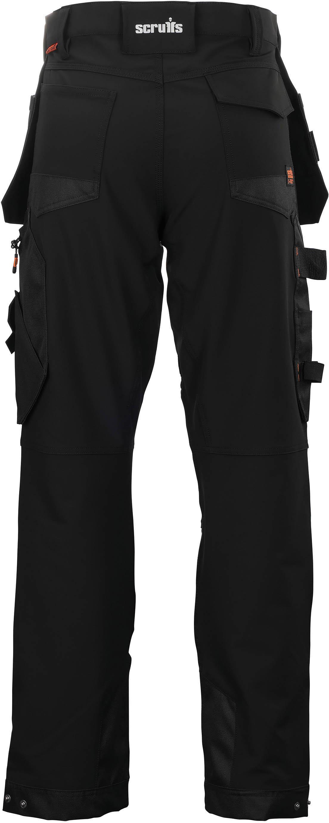 Scruffs Pro Flex Plus Holster Trousers Black 32L