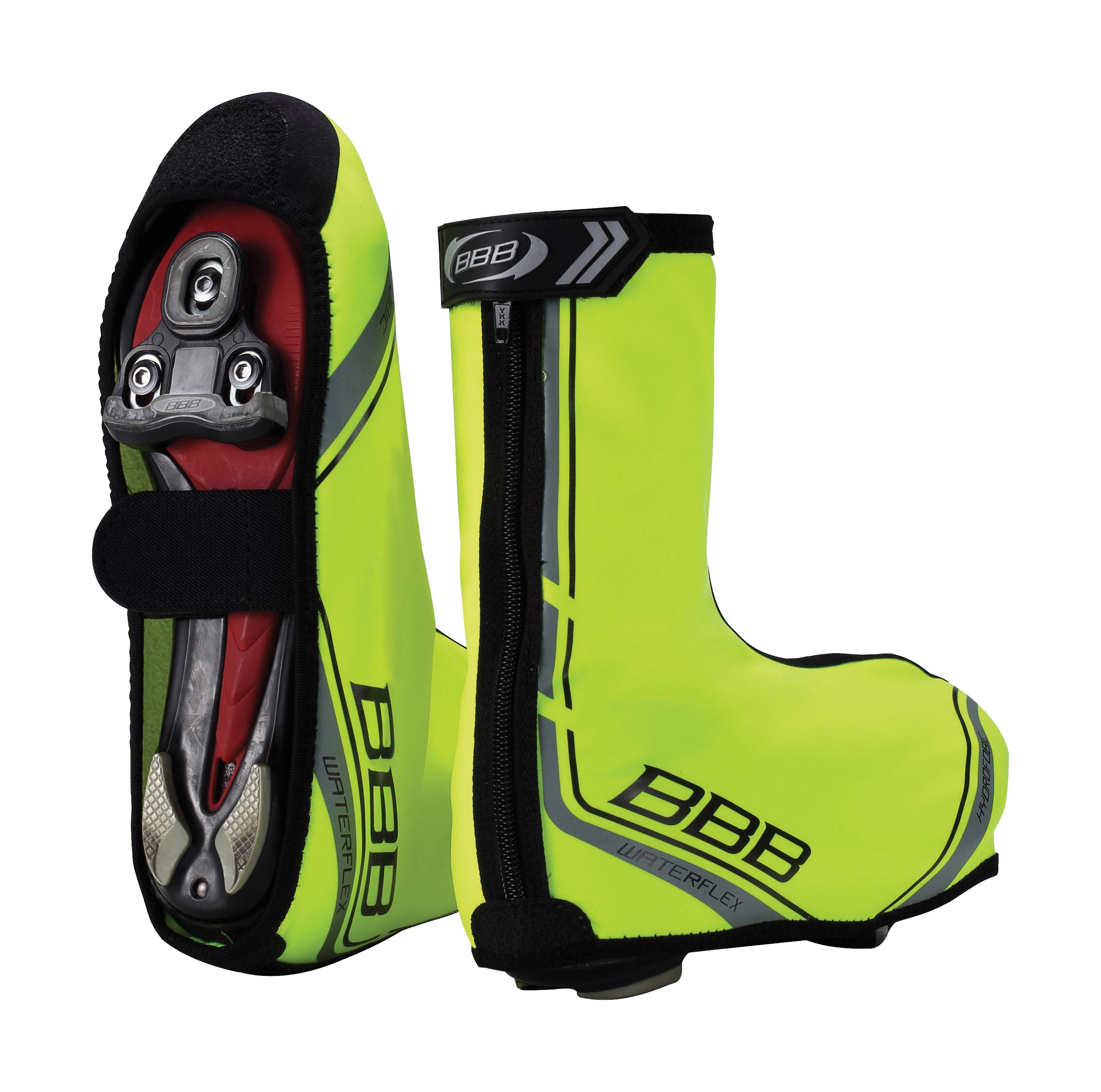 BBB WaterFlex Overshoes Neon Yellow