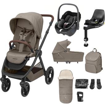 Maxi-Cosi Oxford + 9 Piece Complete Bundle - Twillic Truffle