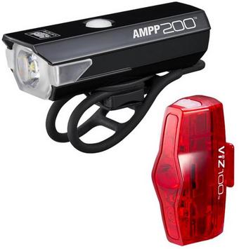 CatEye AMPP 200 / VIZ 100 Bike Light Set
