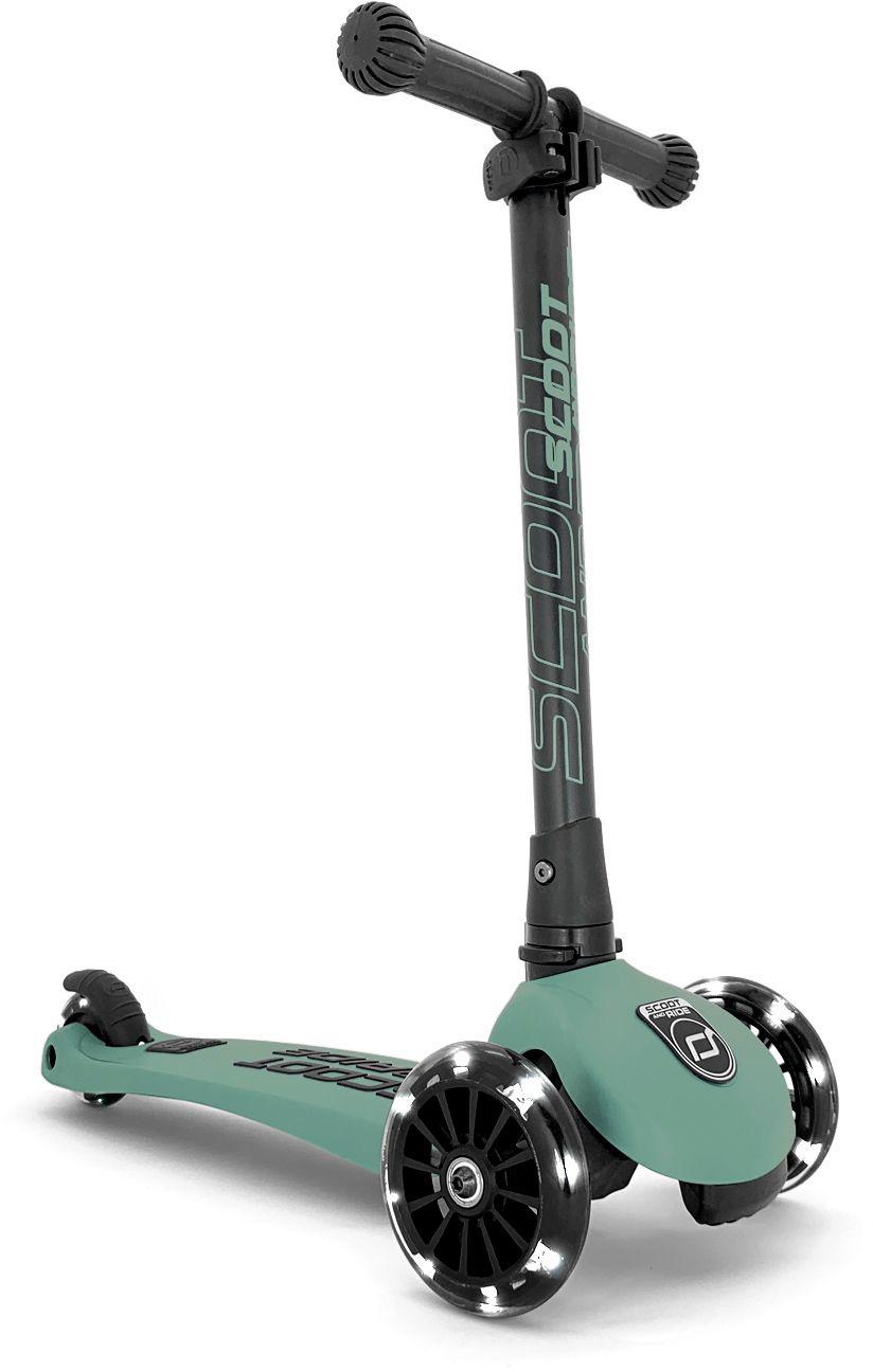 Scoot & Ride Highway Kick 3 Led Scooter - Forest