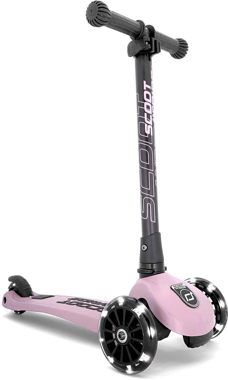 Scoot & Ride Highway Kick 3 Led Scooter - Rose