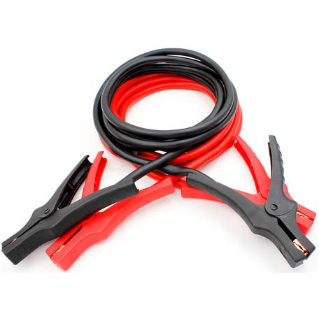 10mm 7ft Red Black XtremeAuto® Positive and Negative 12ft Battery Jump Leads Booster Cables Includes Sticker 