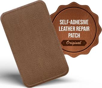 MastaPlasta Instant Leather Repair for Car Interiors & DIY - Tan 10x6cm