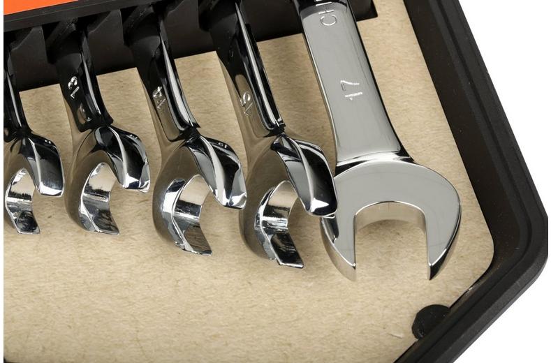 Halfords 7 Piece Gearless Ratchet Spanner Set Halfords 7 Piece Gearless Ratchet Spanner Set