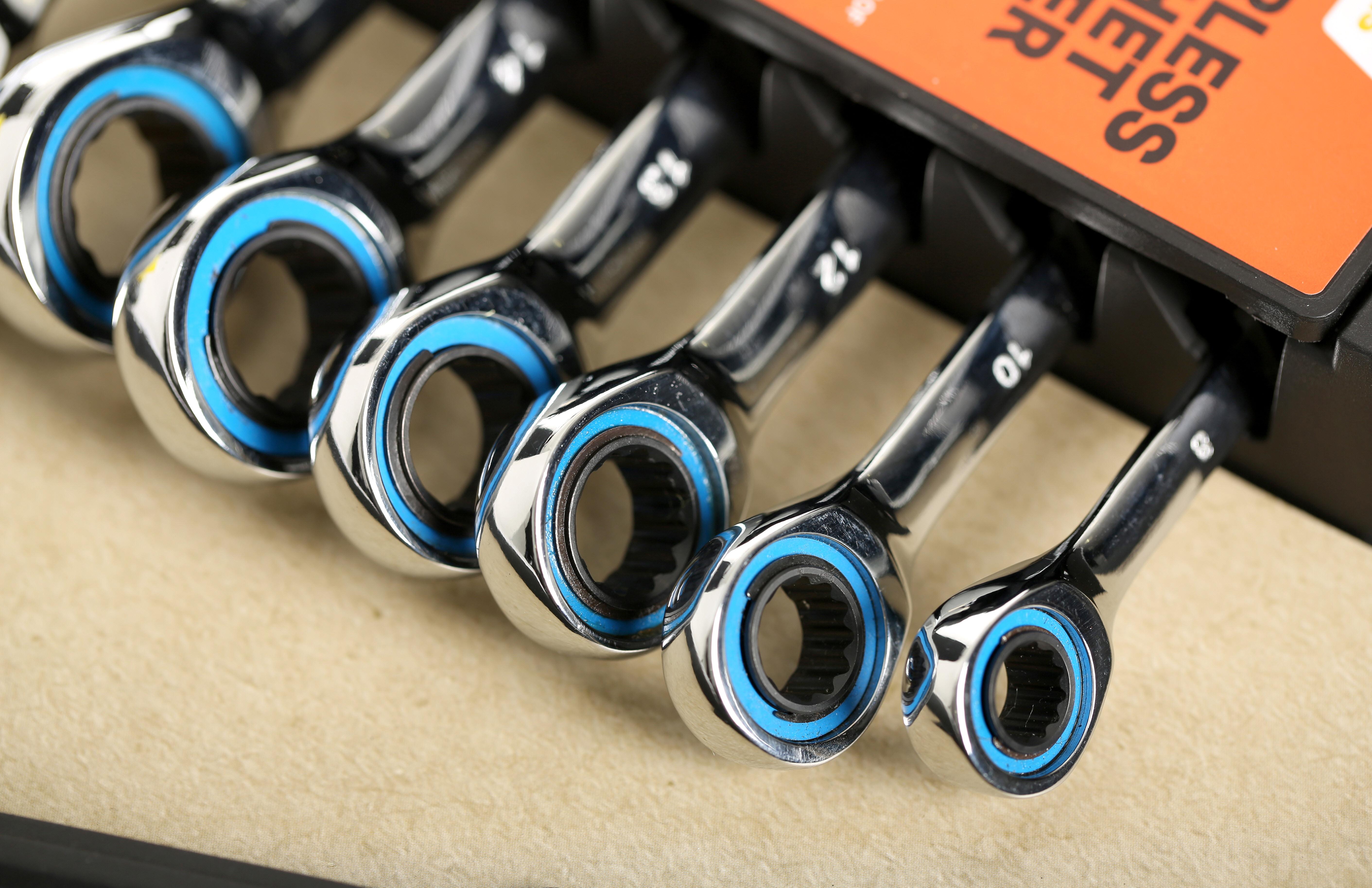 Halfords 7 Piece Gearless Ratchet Spanner Set