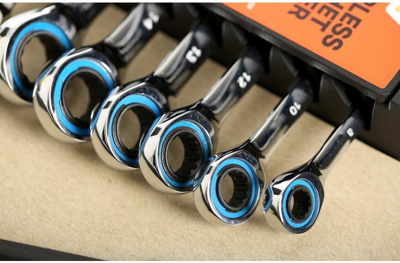 Halfords 7 Piece Gearless Ratchet Spanner Set Halfords 7 Piece Gearless Ratchet Spanner Set