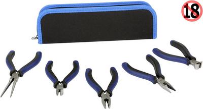 Halfords 5 Piece Mini Pliers Set with Pouch Halfords 5 Piece Mini Pliers Set with Pouch