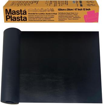 MastaPlasta Instant Leather Repair for Car Interiors & DIY - Black 120x30cm