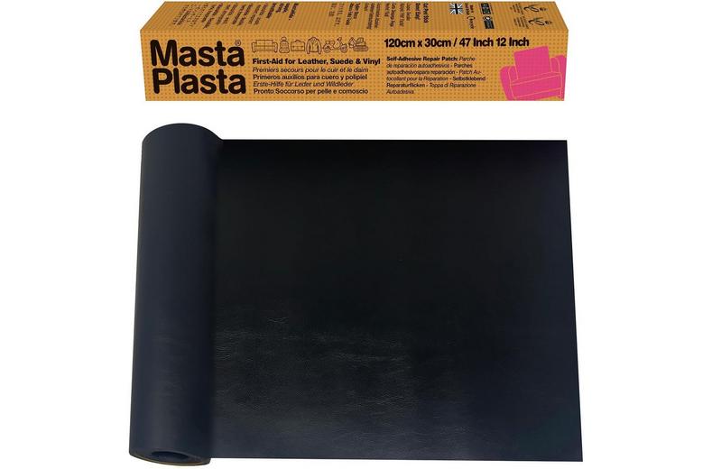 MastaPlasta Instant Leather Repair for Car Interiors & DIY - Black 120x30cm MastaPlasta Instant Leather Repair for Car Interiors & DIY - Black 120x30cm