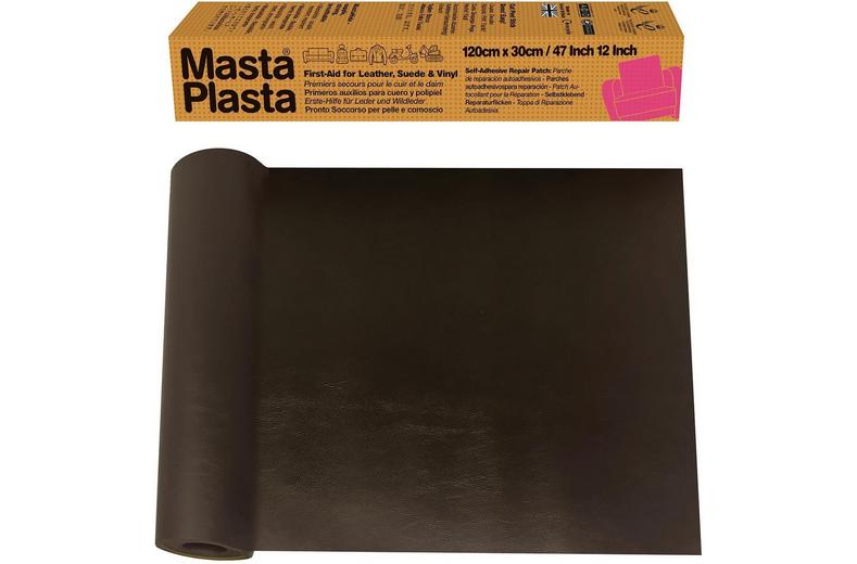 MastaPlasta Instant Leather Repair for Car Interiors & DIY - Dark Brown 120x30cm MastaPlasta Instant Leather Repair for Car Interiors & DIY - Dark Brown 120x30cm