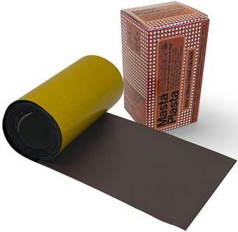 MastaPlasta Instant Leather Repair for Car Interiors & DIY - Dark Brown 150x10cm