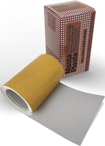 MastaPlasta Instant Leather Repair for Car Interiors & DIY - Light Grey 150x10cm