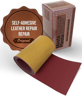MastaPlasta Instant Leather Repair for Car Interiors & DIY - Red 150x10cm