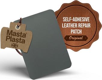 MastaPlasta Instant Leather Repair for Car Interiors & DIY - Grey 28x20cm